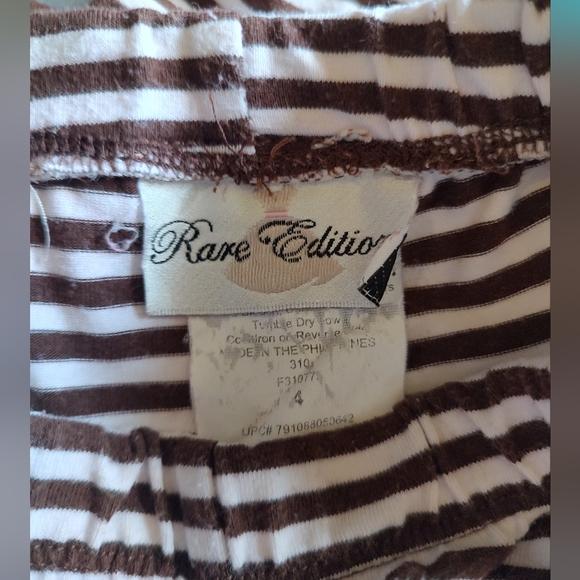 Rare Editions sz 4 - red, teal and brown long-sleeved outfit - Picture 3 of 3